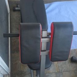 FinerForm Multi-Functional Adjustable FID Weight Bench Workout Bench