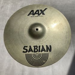 Sabian 15” AAX Dark Crash Cymbal