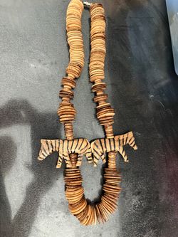 Vintage 1970’s African Safari necklace