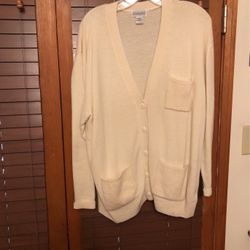 Retro Beige Sweater