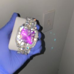 Brand New Iced Out Bust Down Watch 