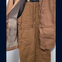 Thermal Bib Overalls And  JACKET, Weather-Resistant