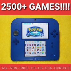 Nintendo 2DS with Many Games Installed!!!!