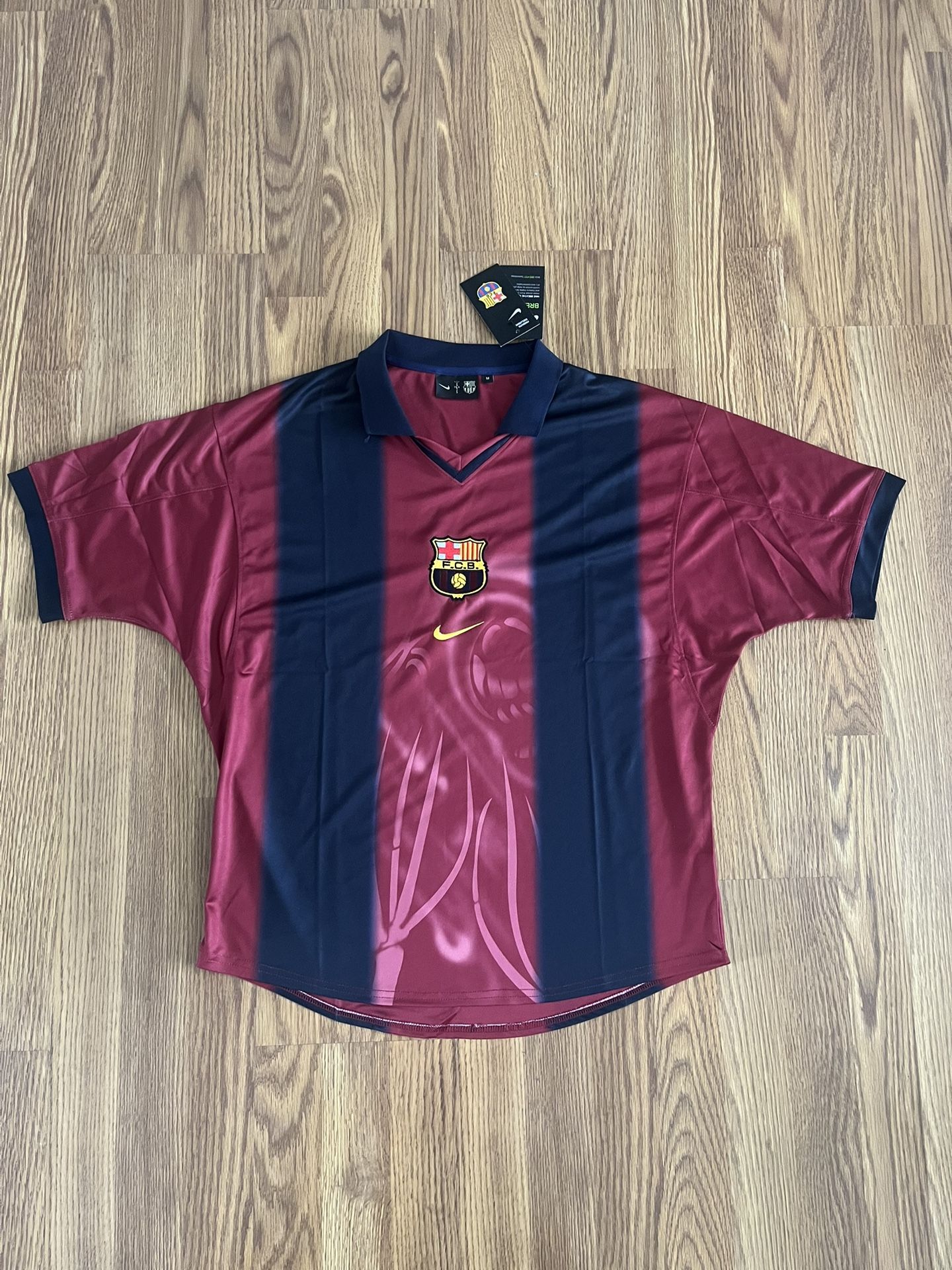 Cactus Jack X Barca Retro Home Skeleton Jersey