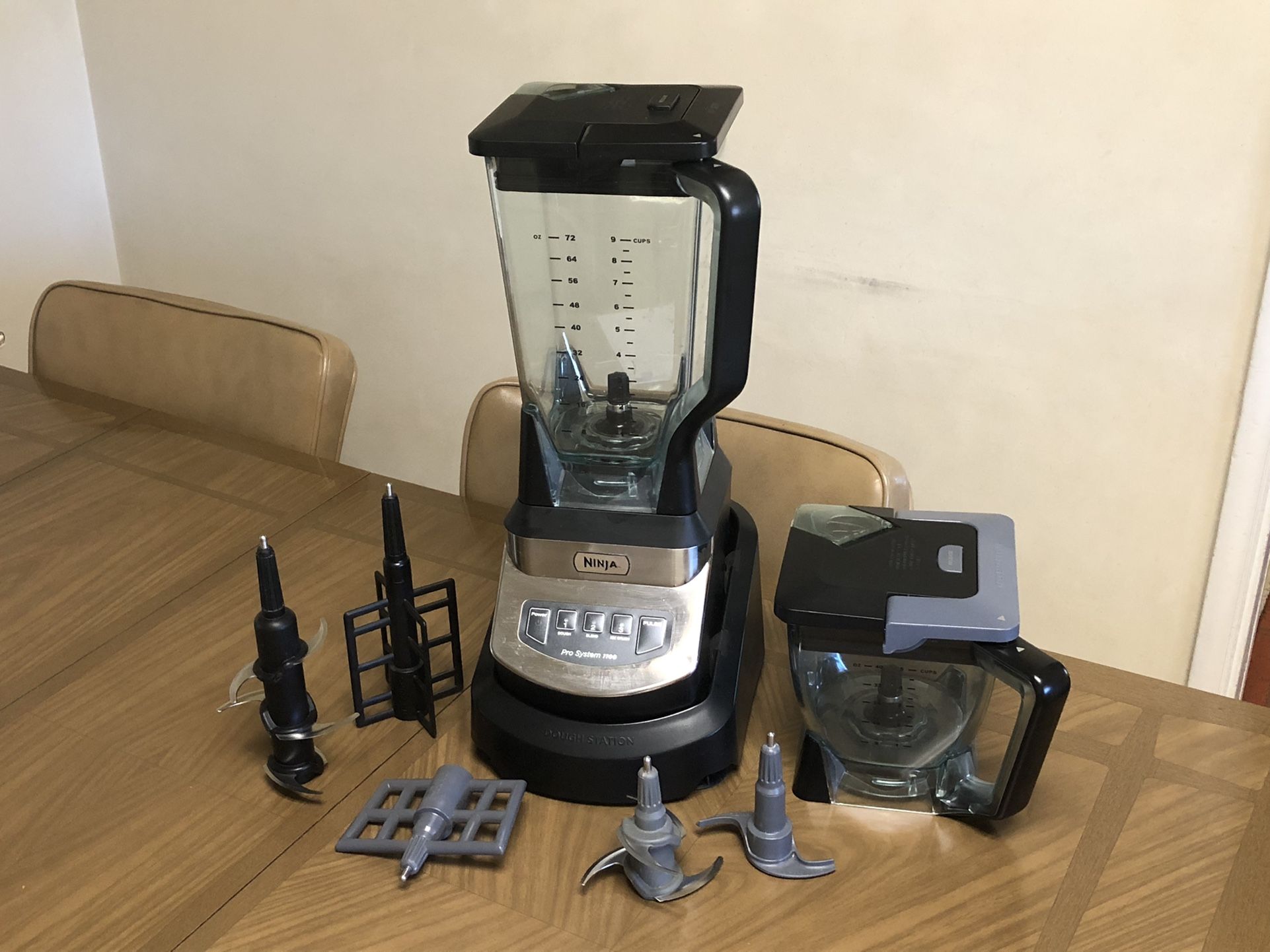 Ninja Blender Food Processor Pro System 1100 Complete Set