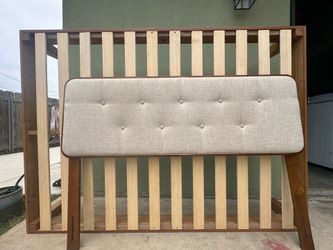 Full Size - Headboard + wood bed Frame