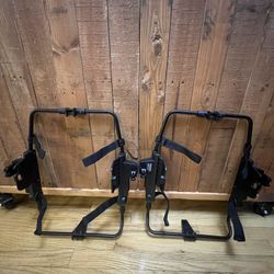 Mockingbird Infant Car Seat Adapter - (2) Black Used Good Condition