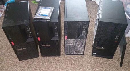 Lenovo ThinkStation 3pcs P330 AND 1pcs P340 P-series tower workstation TAKE ALL $650