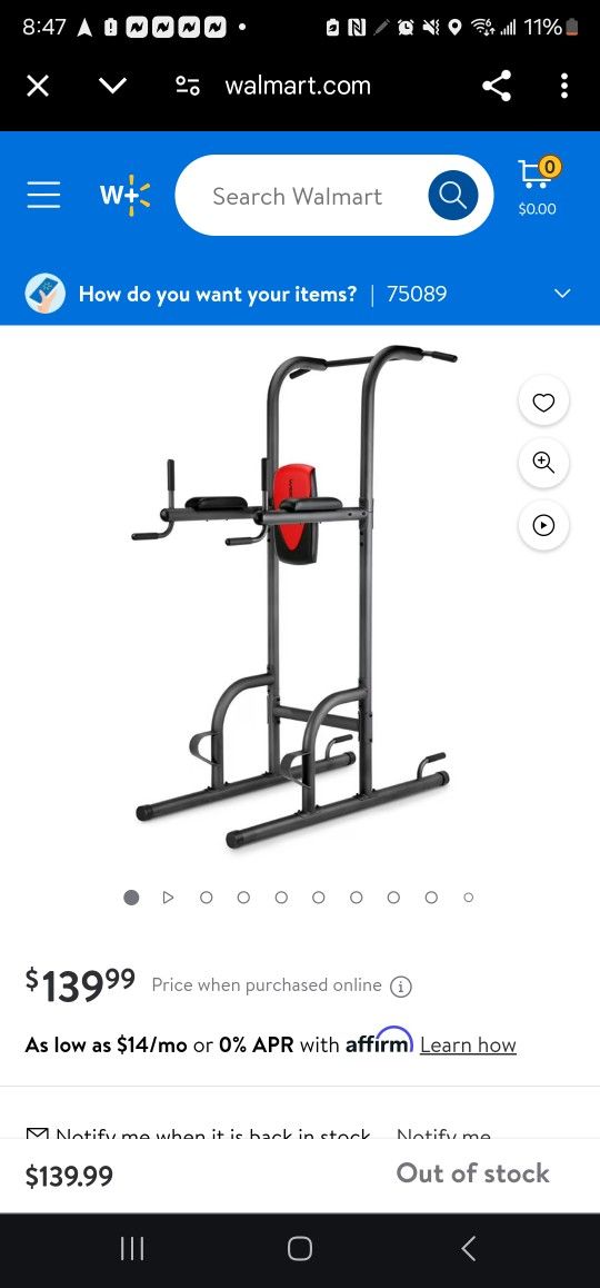 Weider Power Tower with Four Workout Stations and 300 lb. User Capacity