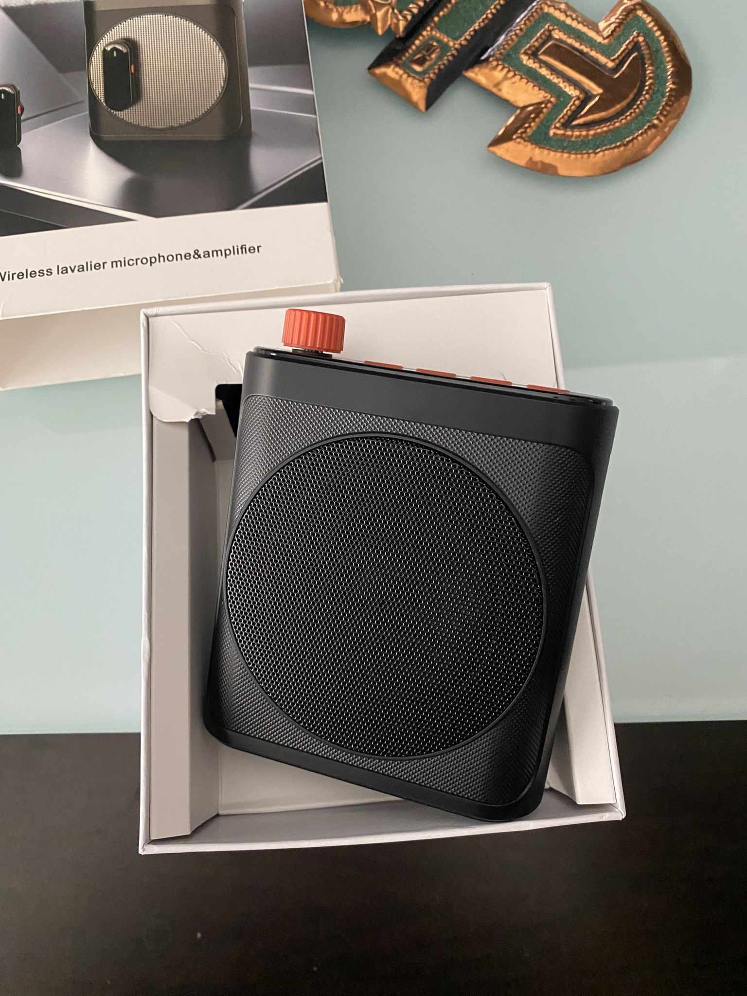 Bluetooth Speaker & Lavalier with 2 Mics