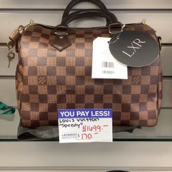 Louis Vuitton Speedy Bag, DOUBLE AUTHENITCATED