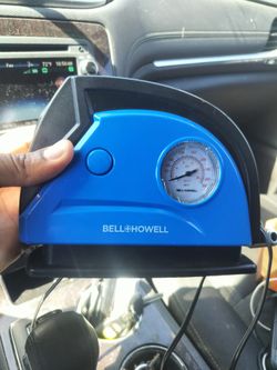 Bell + Howell 12V DC Premium Portable Air Compressor With Adapters 150-300 PSI