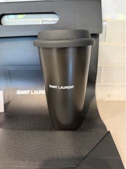 NWT Saint Laurent Black Travel Cup | COFFEE MUG IN CERAMIC