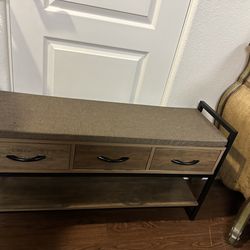 Entry way bench