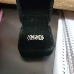 Size 7 Retro Stainless Steel Band 