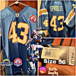 Darren Sproles San Diego Chargers 2009 Reebok Authentic Jersey Powder Blue 56