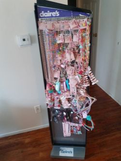 Claire's Merchandise, display rack, and all jewelry Included