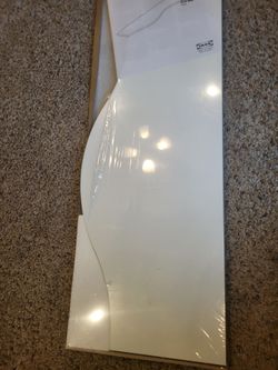 Ikea white shelf Ekby Karl 4' long approx 11x47"