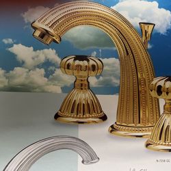 This Is A Brand New Aquadis Faucet In A Gold Color NOT Silver. 8" Reza Colection