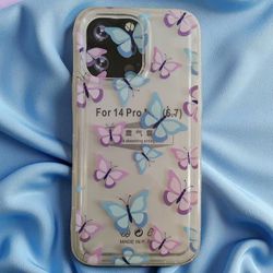 Butterfly iPhone 14 Pro Max 6.7 Cell Phone Case 