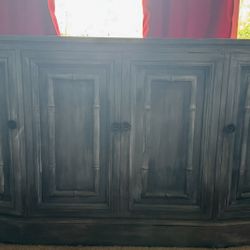 wooden storage cabinet