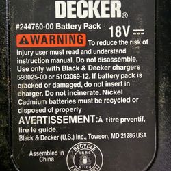 Black & Decker HPB18 Power Battery Pack