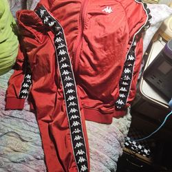 Red KAPPA jump Suit