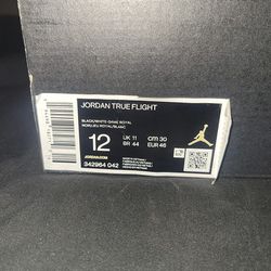 Sz 12 Nike Jordan True Flight