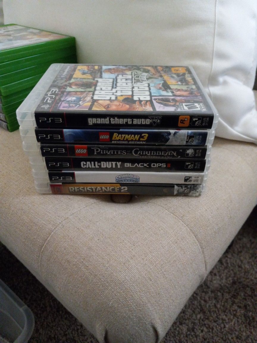 6 PS3 GAMES
