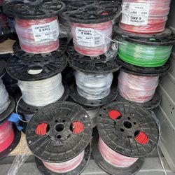 #1 #2 #3 #4 #6 #8 #10 Wire 500ft THHN Single Stranded Copper Cable (#8 500ft price Of Each )