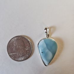 Larimar Pendant 