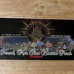 Disneyland Electrical Parade Passports, Souvenir Program, and Gift Pictures