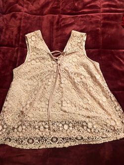 Lace Peach Top