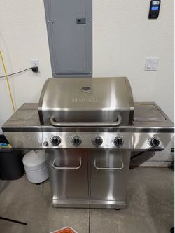 NEXGRILL 4 Burner Grill with Side Burner