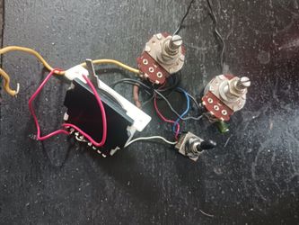 Full Size 250K POTS, TOGGLE, AND 5 WAY SWITCH