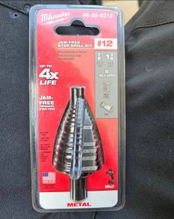 Milwaukee #12 step drill new in package