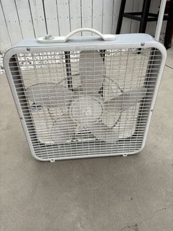White Square Fan 20”