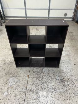 Cubbie rack black storage
