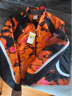 Nike Storm-FIT Orange Abstract Print Jacket | Men’s Size S | Brand New with Tags