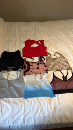 Pink Sports Bras