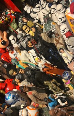 Star Wars jakks  pacific Large  lot of big figurines
