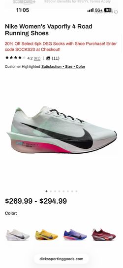 New Nike road running shoes