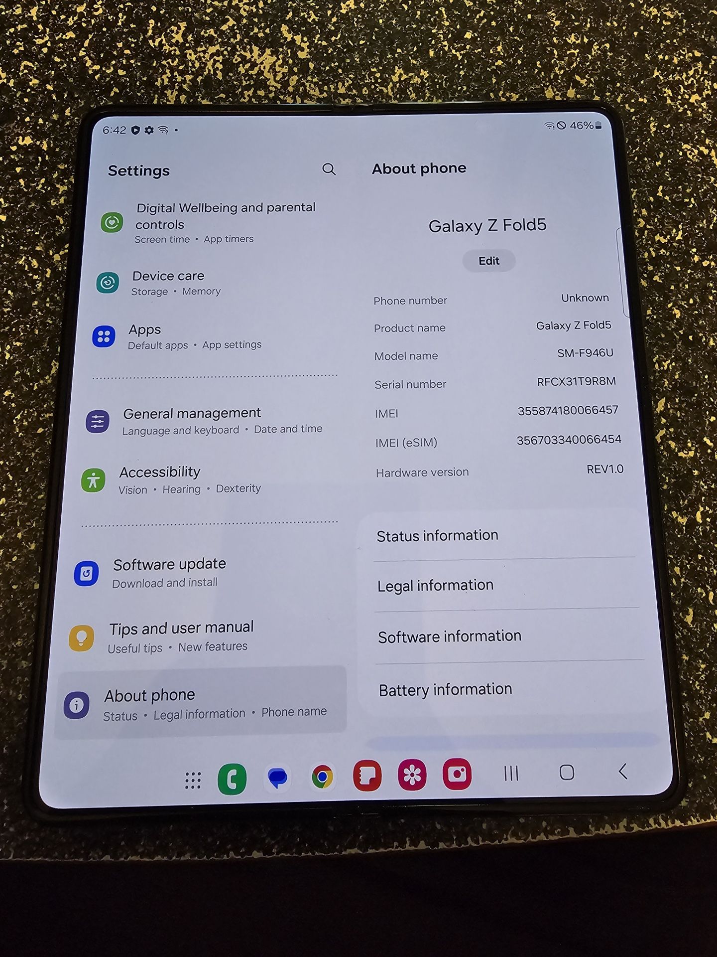 Xfinity Galaxy Fold 5 $800 