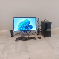 Intel i7 Complete desktop setup desktops pc pcs computer computers full budget tower towers personal dell dells