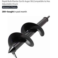 TCBWFY 4"x12"Auger Drill Bit for Planting Digging Holes