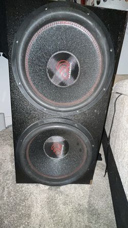 2 15” Massive Hippos Subwoofers