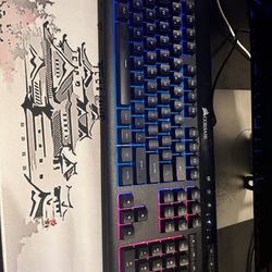 Gaming Keyboard, And Mouse Pad