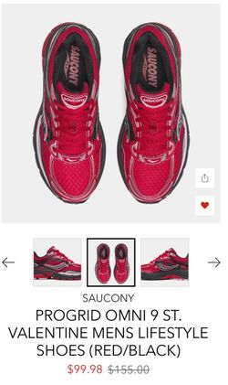 Saucony Progrid Omni 9 St. Valentine Men's Sneakers