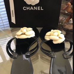 NEW Chanel Brand Authentic Sandals Used It One Time Literally Brand New $575Or Best Offer