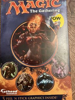 5 new Magic The Gathering 5x7 Fathead Stickers 